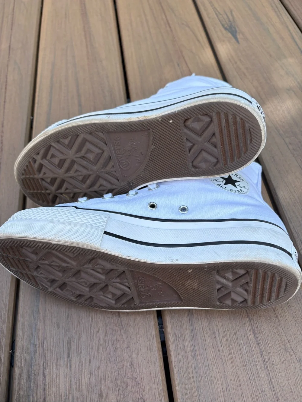 Converse Chuck Taylor All Star Lift Platform High Top White Sneakers Women’s 6